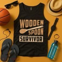 Wooden Spoon Survivor Funny Tank Top thumb 4