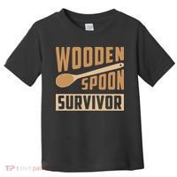Wooden Spoon Survivor Funny Toddler T-Shirt thumb 0