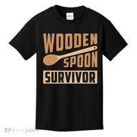 Wooden Spoon Survivor Funny Kids T-Shirt thumb 0