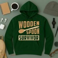 Wooden Spoon Survivor Funny Hoodie thumb 3