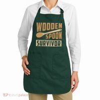 Wooden Spoon Survivor Funny Apron thumb 2