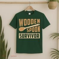 Wooden Spoon Survivor Funny T-Shirt thumb 2