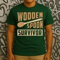 Wooden Spoon Survivor Funny T-Shirt thumb 3