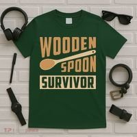 Wooden Spoon Survivor Funny T-Shirt thumb 5