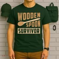 Wooden Spoon Survivor Funny T-Shirt thumb 6