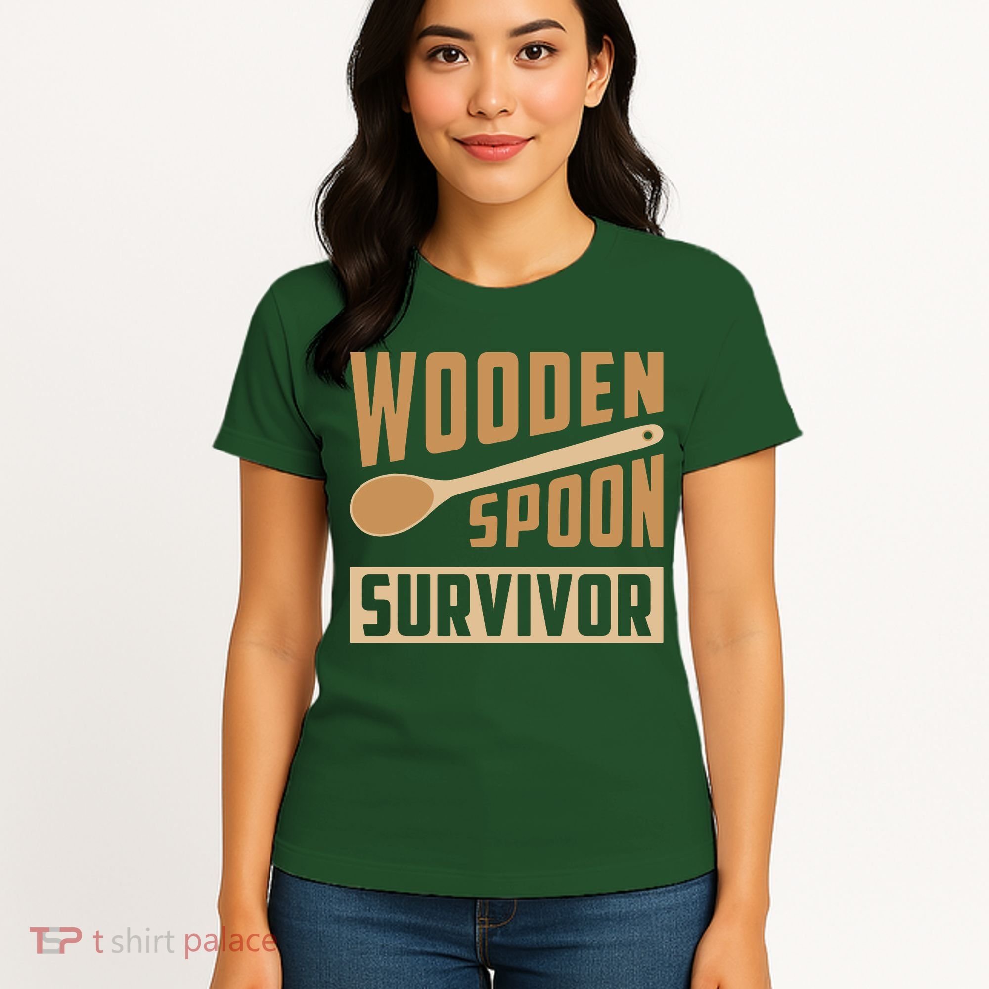 Wooden Spoon Survivor Funny Women's T-Shirt