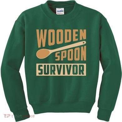 Wooden Spoon Survivor Funny Kids Sweatshirt