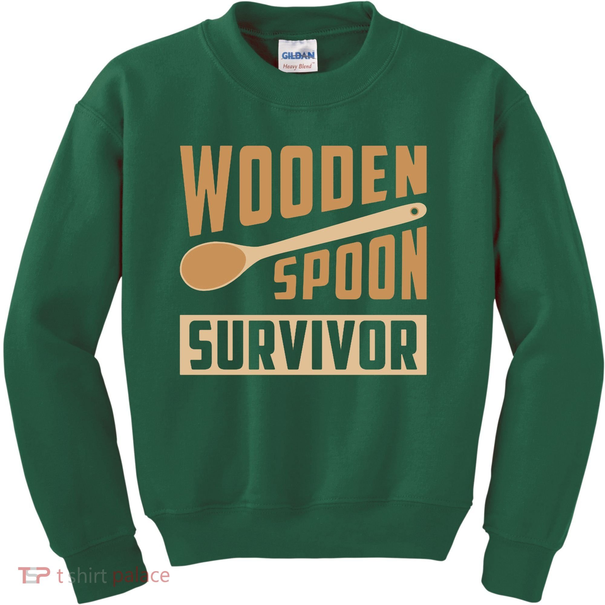 Wooden Spoon Survivor Funny Kids Sweatshirt