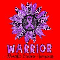 Warrior Survivor Support Domestic Violence Awareness Santa Hat thumb 1