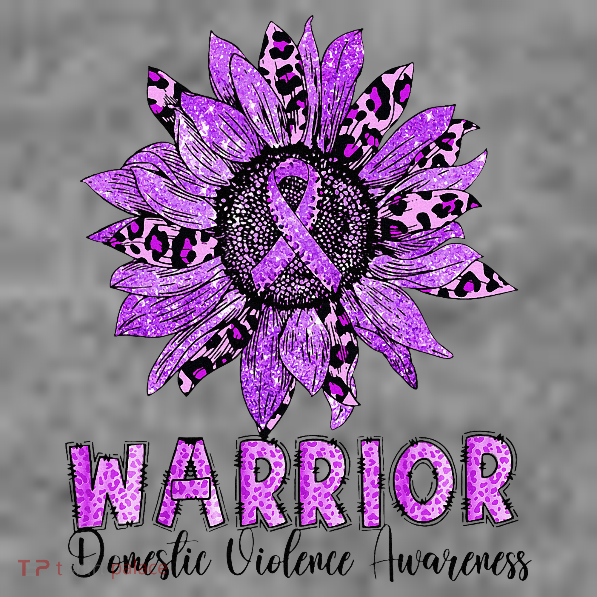 Warrior Survivor Support Domestic Violence Awareness Toddler Hoodie