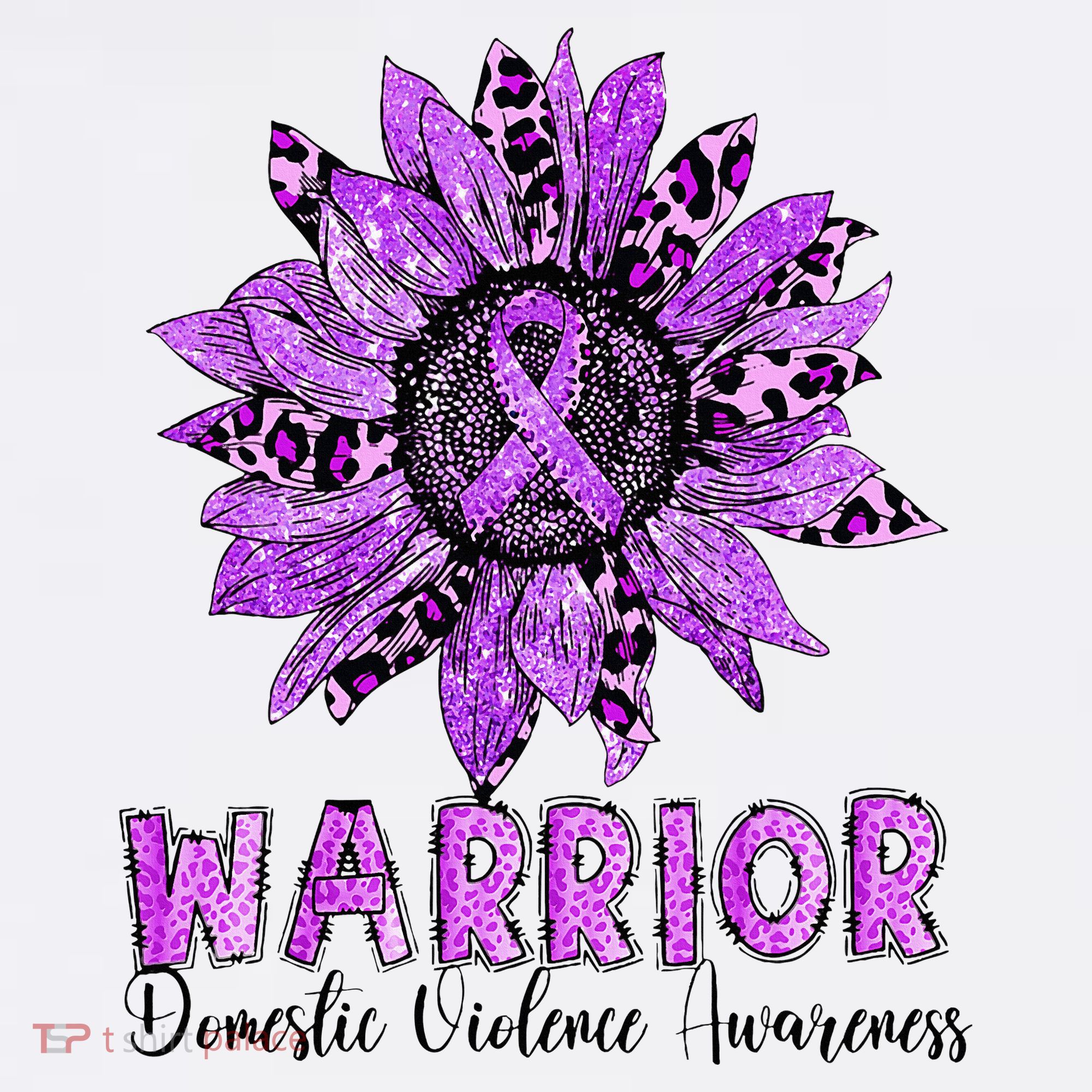 Warrior Survivor Support Domestic Violence Awareness Doggie Tank