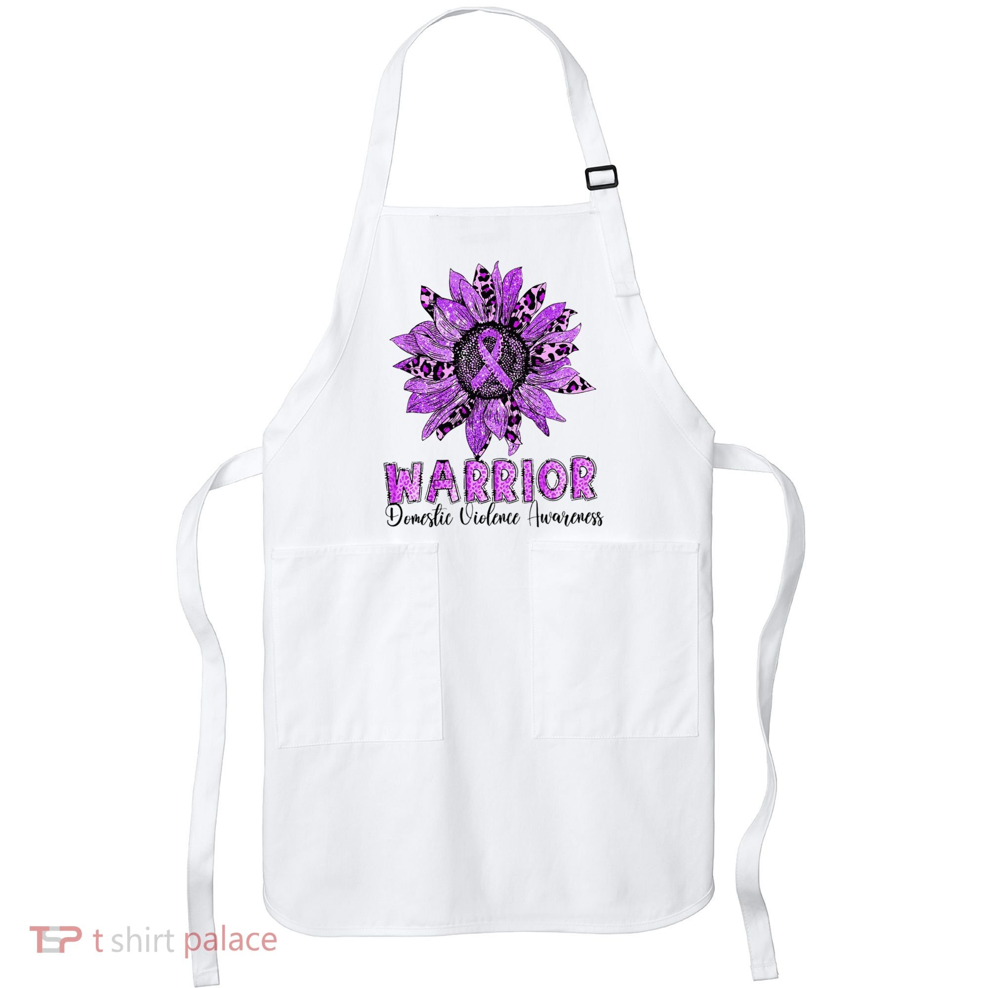 Warrior Survivor Support Domestic Violence Awareness Apron