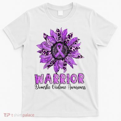 Warrior Survivor Support Domestic Violence Awareness T-Shirt