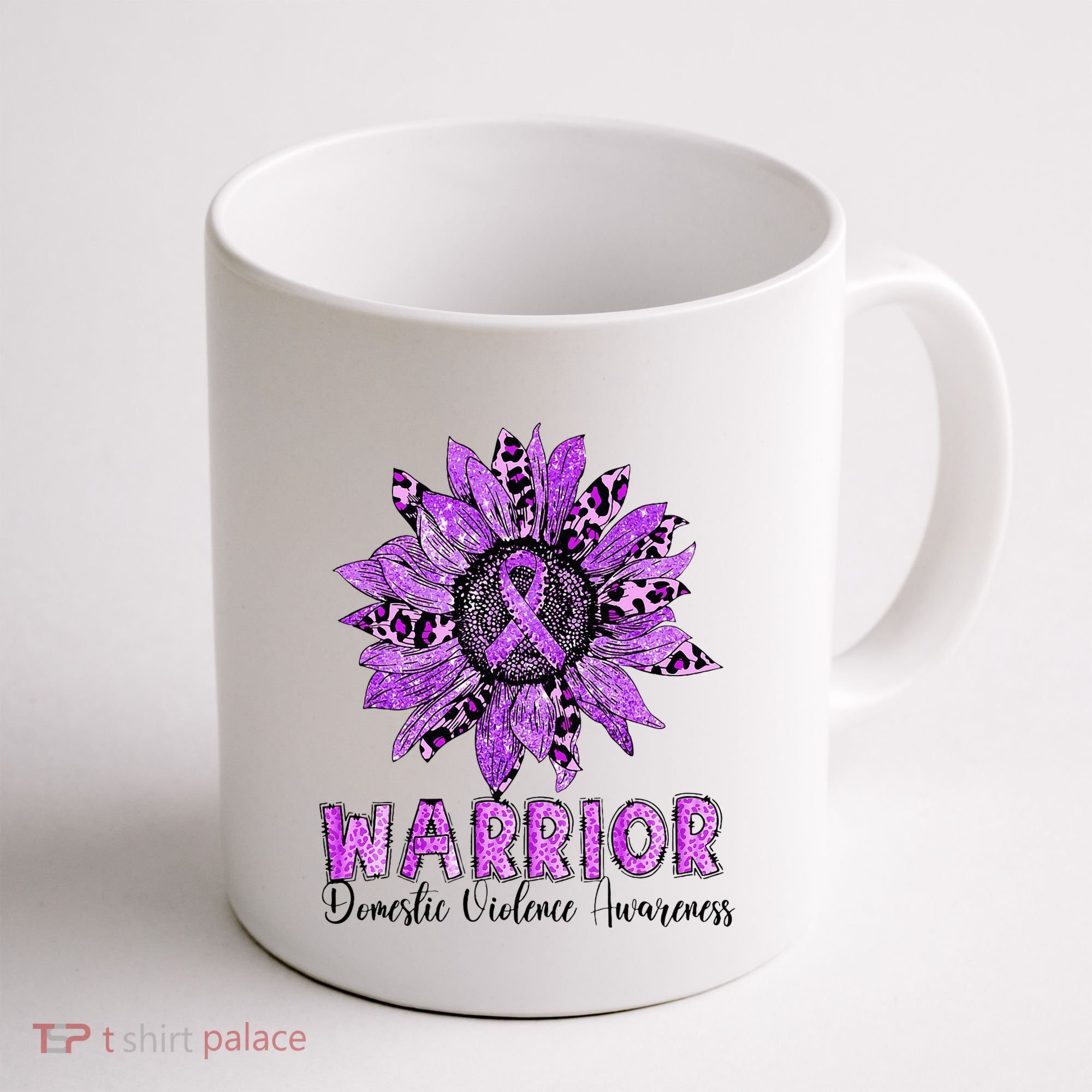 Warrior Survivor Support Domestic Violence Awareness Coffee Mug