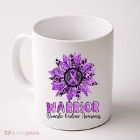 Warrior Survivor Support Domestic Violence Awareness Coffee Mug thumb 0