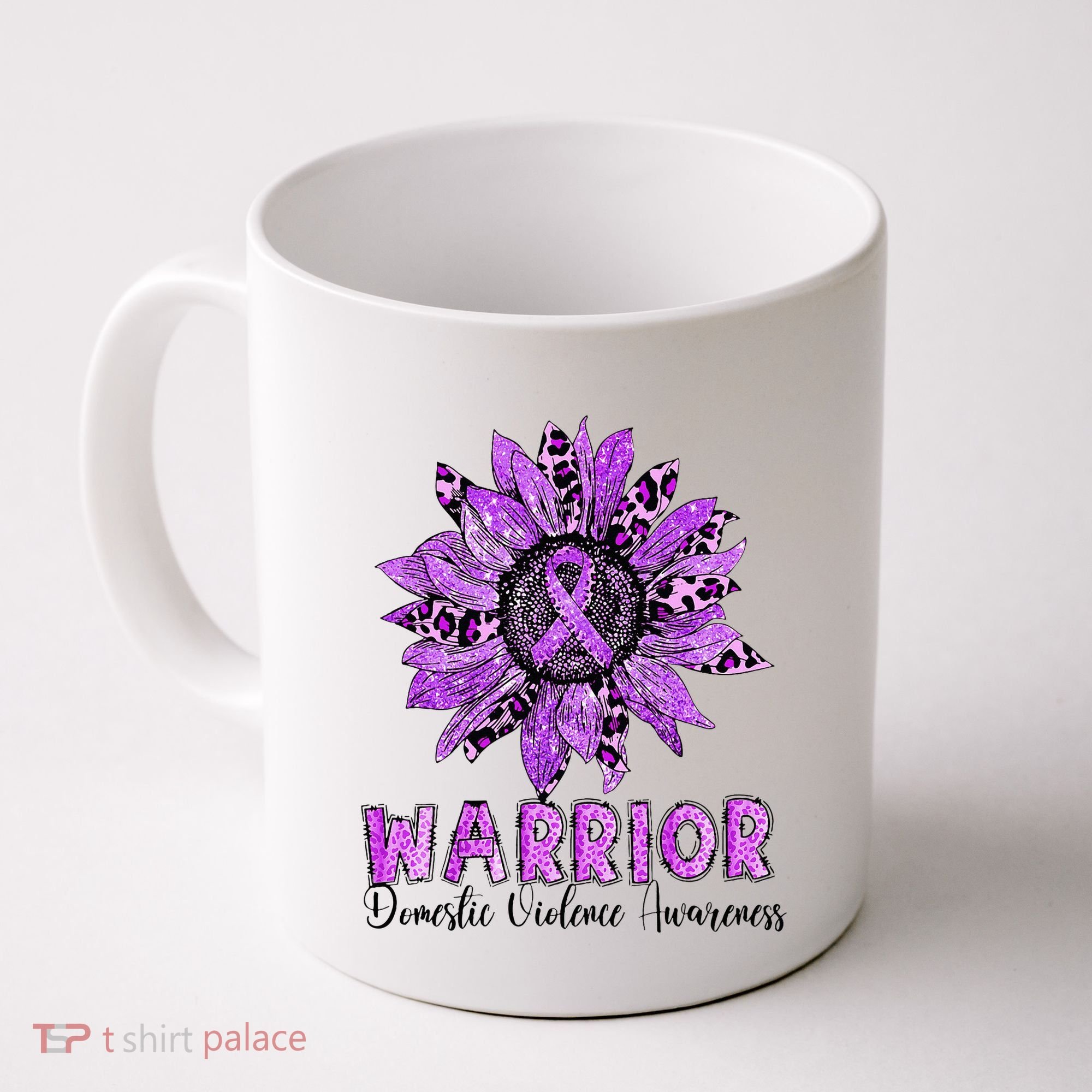 Warrior Survivor Support Domestic Violence Awareness Coffee Mug