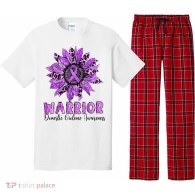 Warrior Survivor Support Domestic Violence Awareness Pajama Set
