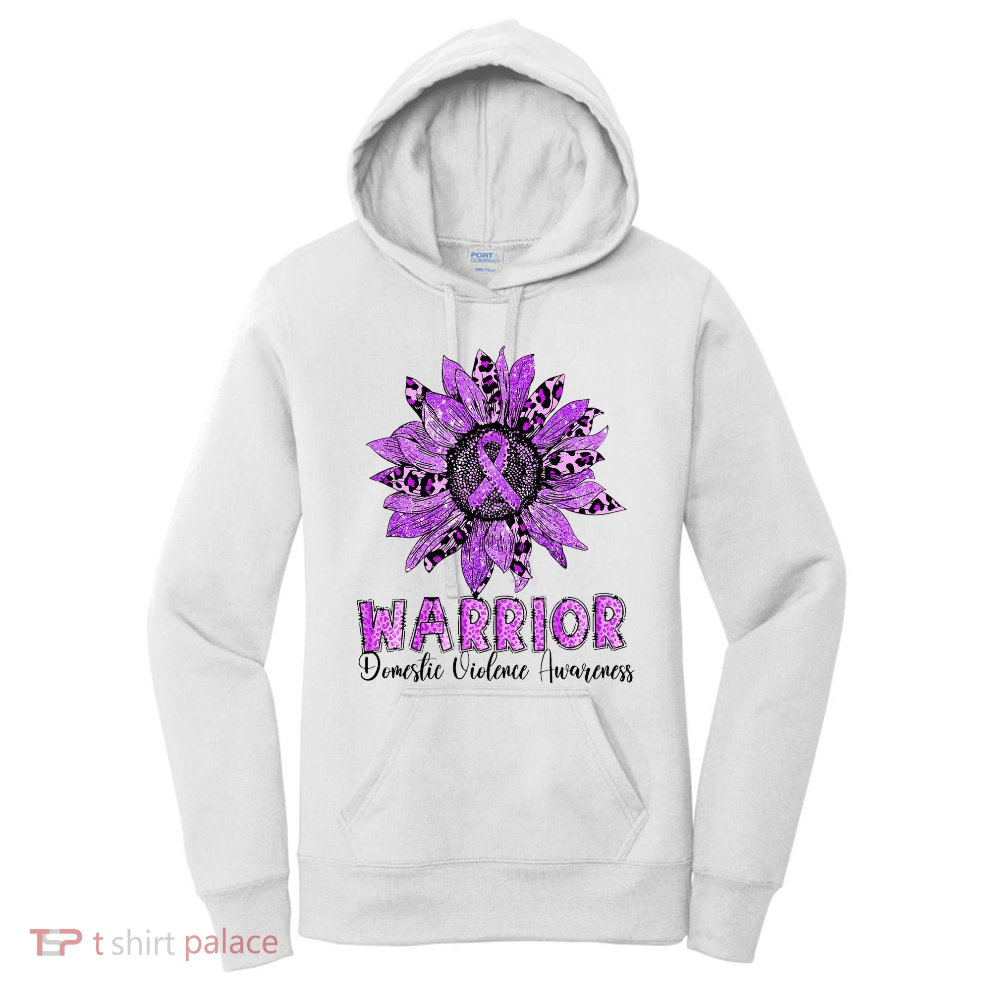 Warrior Survivor Support Domestic Violence Awareness Women's Hoodie