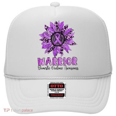 Warrior Survivor Support Domestic Violence Awareness Hat