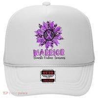 Warrior Survivor Support Domestic Violence Awareness Hat thumb 0