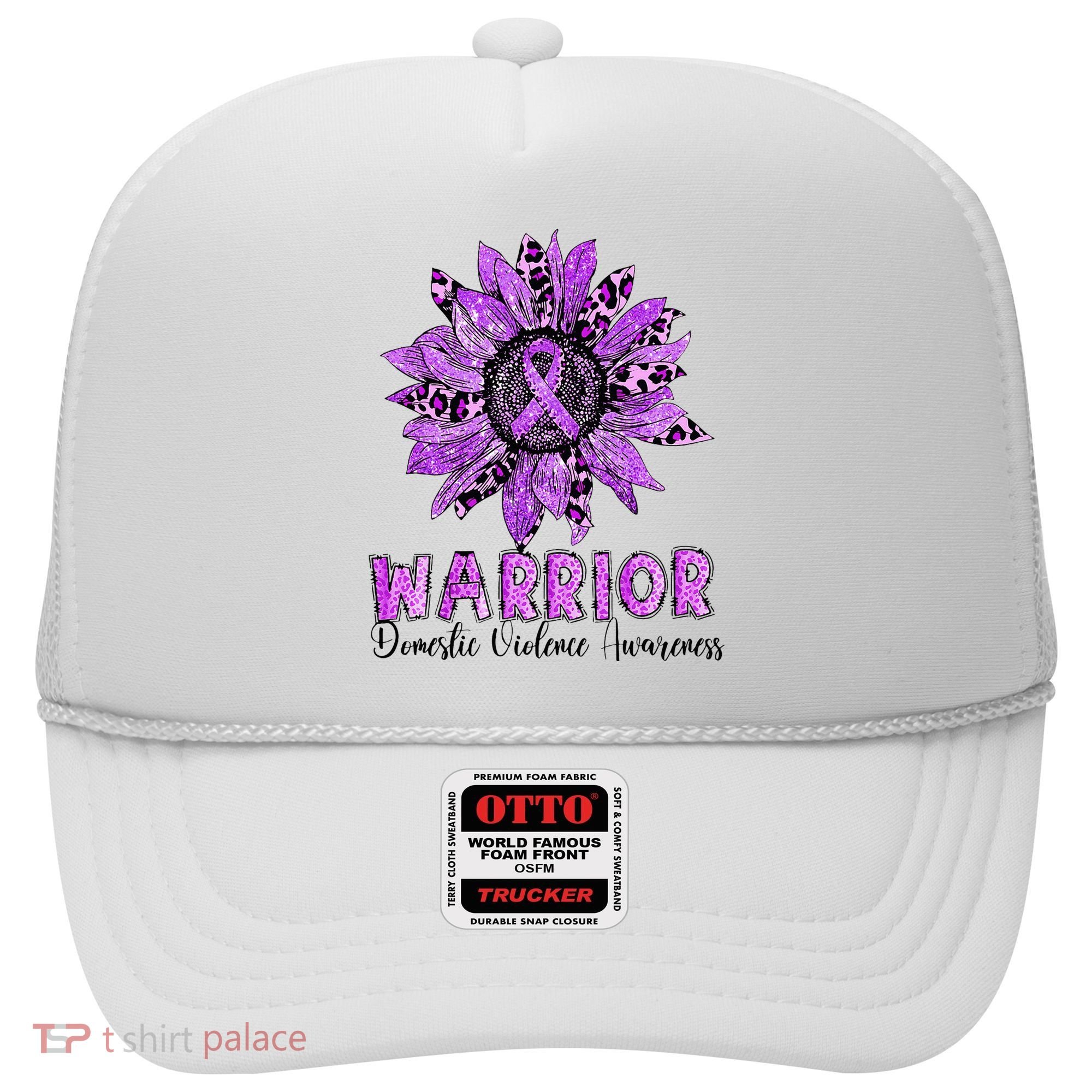 Warrior Survivor Support Domestic Violence Awareness Hat