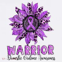 Warrior Survivor Support Domestic Violence Awareness Hat thumb 2