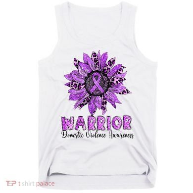 Warrior Survivor Support Domestic Violence Awareness Tank Top