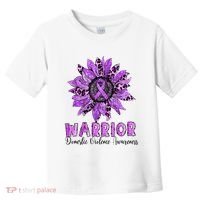 Warrior Survivor Support Domestic Violence Awareness Toddler T-Shirt thumb 0