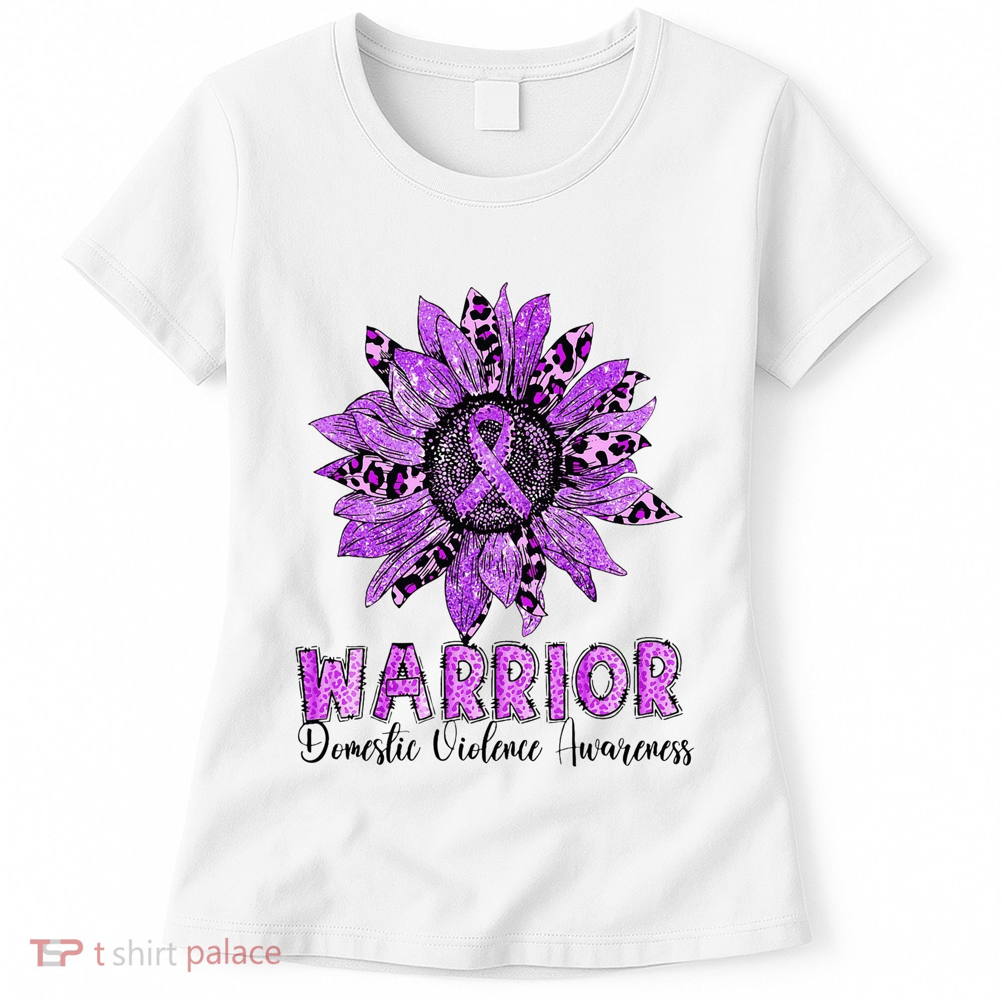 Warrior Survivor Support Domestic Violence Awareness Women's T-Shirt