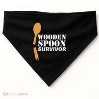 Wooden Spoon Survivor Italian Filipino Pride USA-Made Doggie Bandana thumb 0