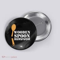 Wooden Spoon Survivor Italian Filipino Pride Button thumb 0