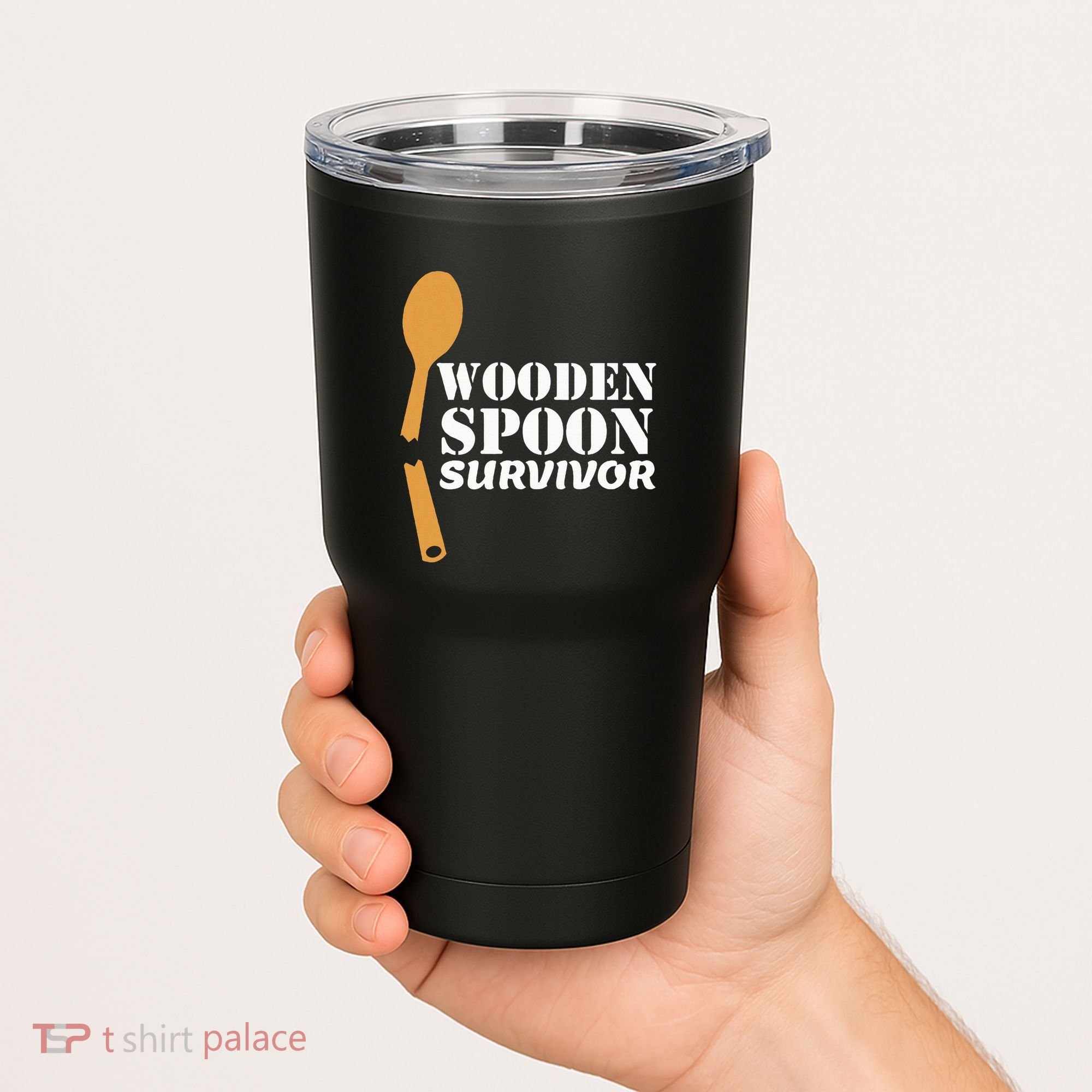 Wooden Spoon Survivor Italian Filipino Pride Tumbler