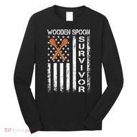 Wooden Spoon Survivor Humor Expression Funny Us Flag Long Sleeve Shirt thumb 0
