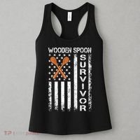 Wooden Spoon Survivor Humor Expression Funny Us Flag Women's Tank Top thumb 3