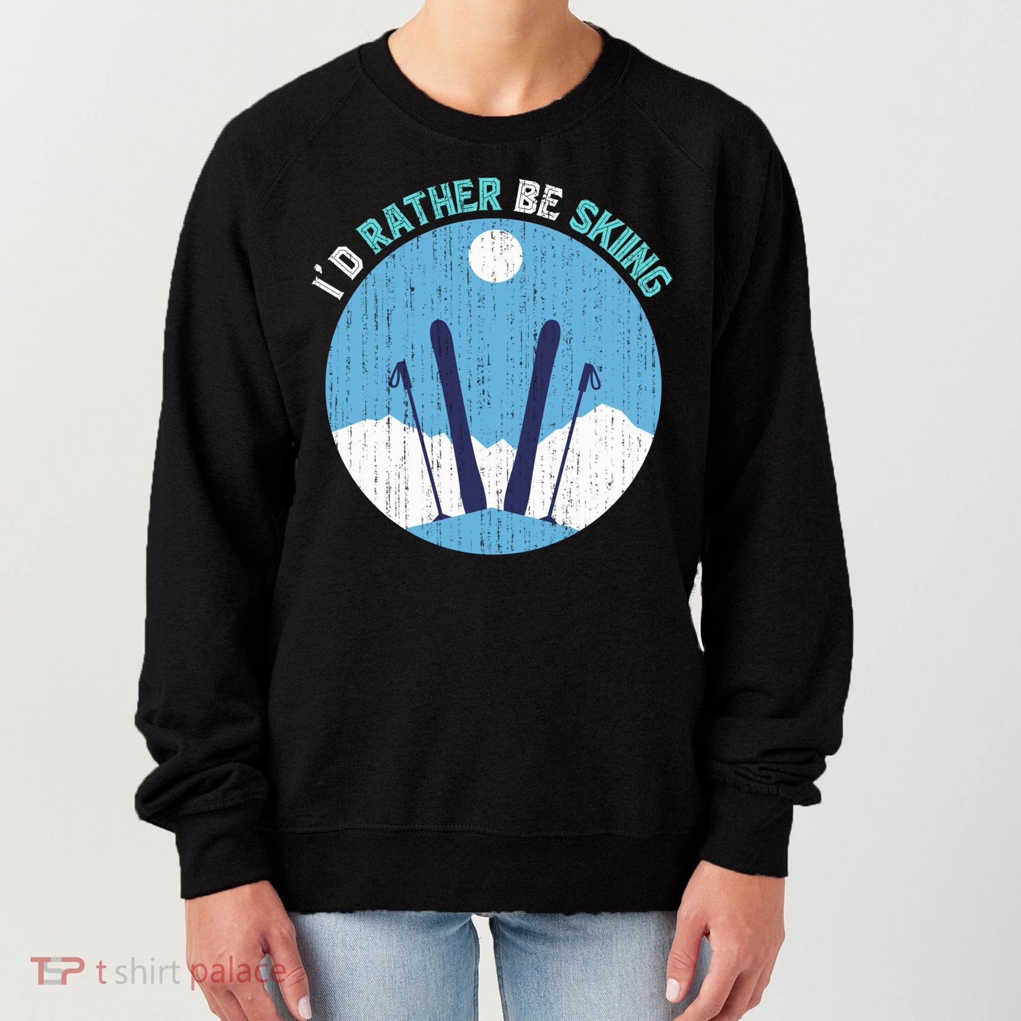 Winter Sport Skiing Lover Ski Instructor Funny Skier Ski Gift Women's Sweatshirt