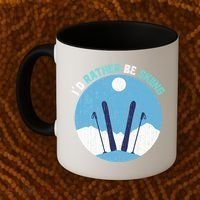 Winter Sport Skiing Lover Ski Instructor Funny Skier Ski Gift Coffee Mug thumb 2
