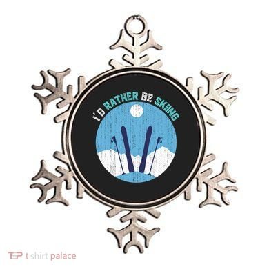 Winter Sport Skiing Lover Ski Instructor Funny Skier Ski Gift Ornament