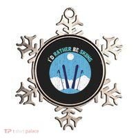 Winter Sport Skiing Lover Ski Instructor Funny Skier Ski Gift Ornament thumb 0