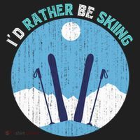 Winter Sport Skiing Lover Ski Instructor Funny Skier Ski Gift Golf Towel thumb 3