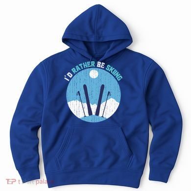 Winter Sport Skiing Lover Ski Instructor Funny Skier Ski Gift Hoodie