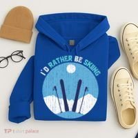 Winter Sport Skiing Lover Ski Instructor Funny Skier Ski Gift Hoodie thumb 4