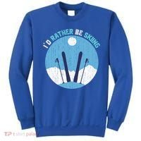 Winter Sport Skiing Lover Ski Instructor Funny Skier Ski Gift Sweatshirt thumb 0