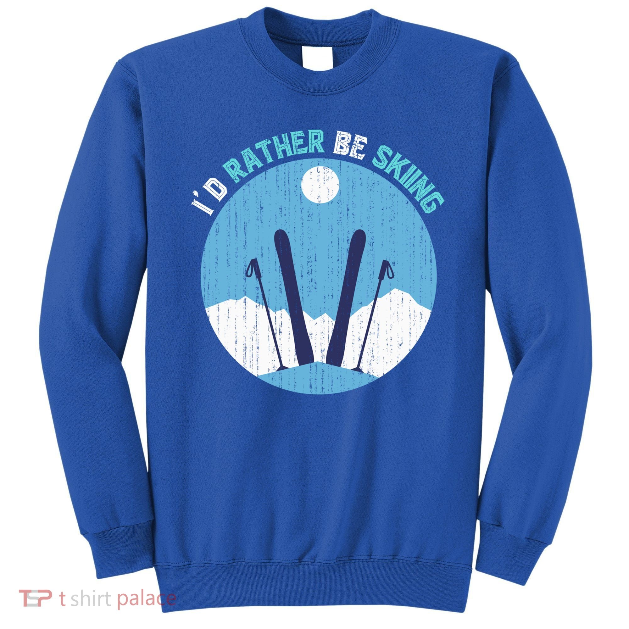 Winter Sport Skiing Lover Ski Instructor Funny Skier Ski Gift Sweatshirt