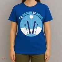Winter Sport Skiing Lover Ski Instructor Funny Skier Ski Gift T-Shirt thumb 4