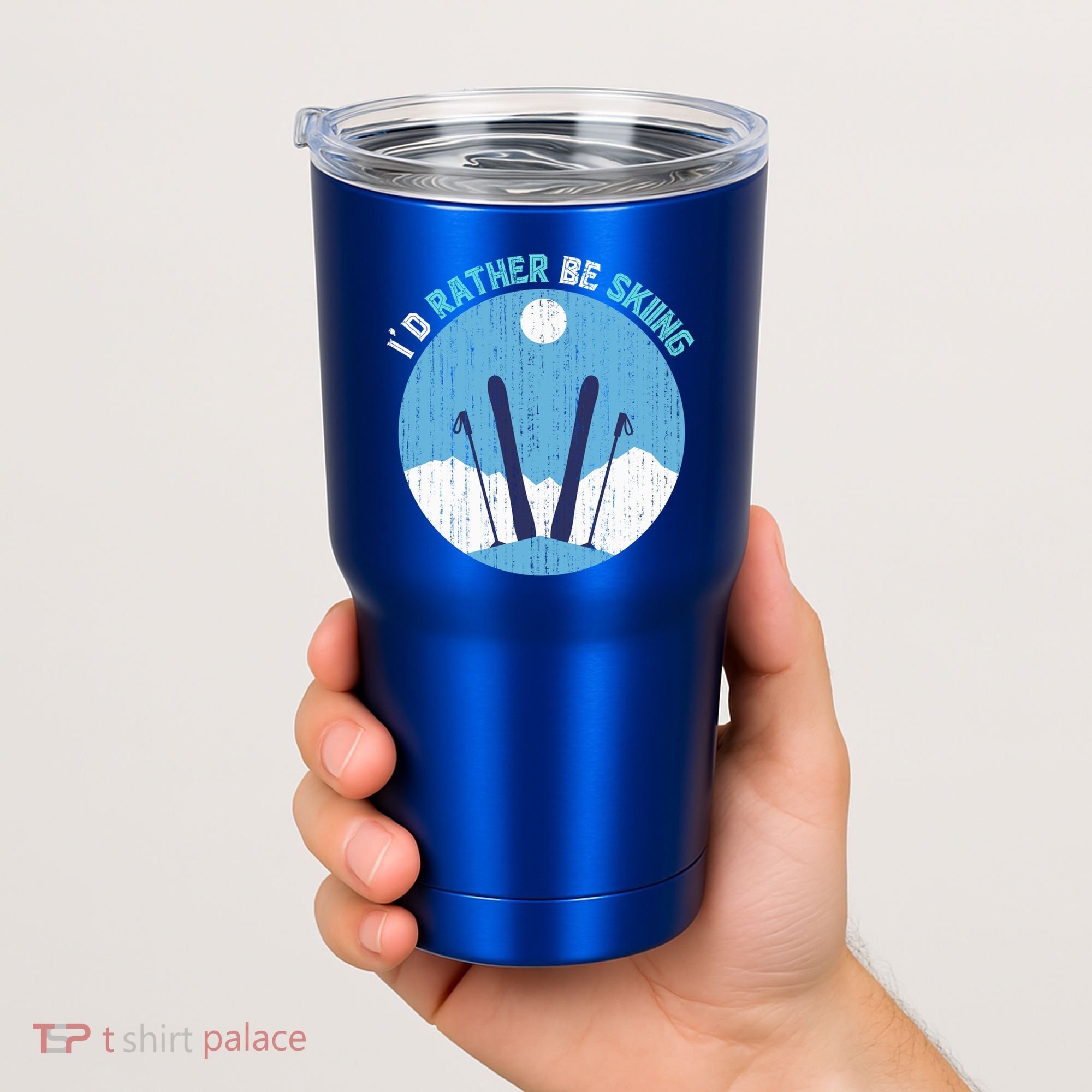 Winter Sport Skiing Lover Ski Instructor Funny Skier Ski Gift Tumbler