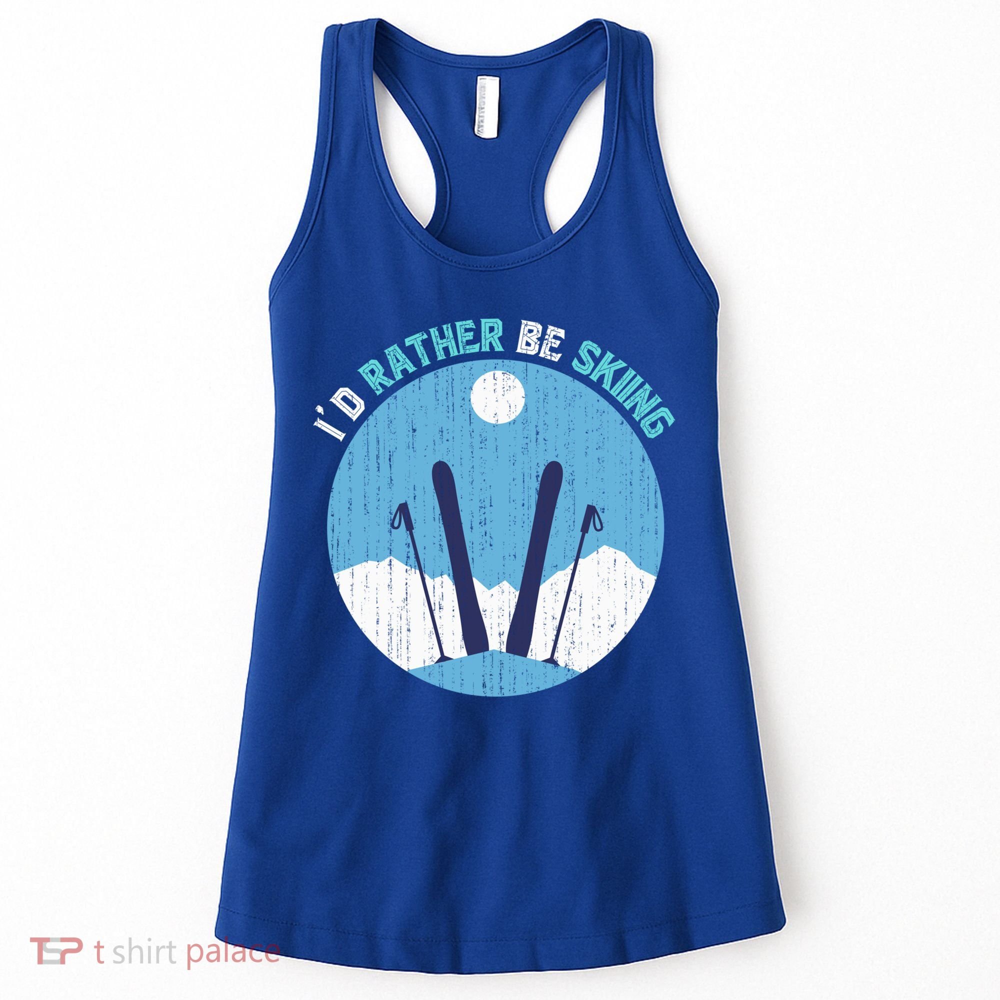 Winter Sport Skiing Lover Ski Instructor Funny Skier Ski Gift Women's Tank Top