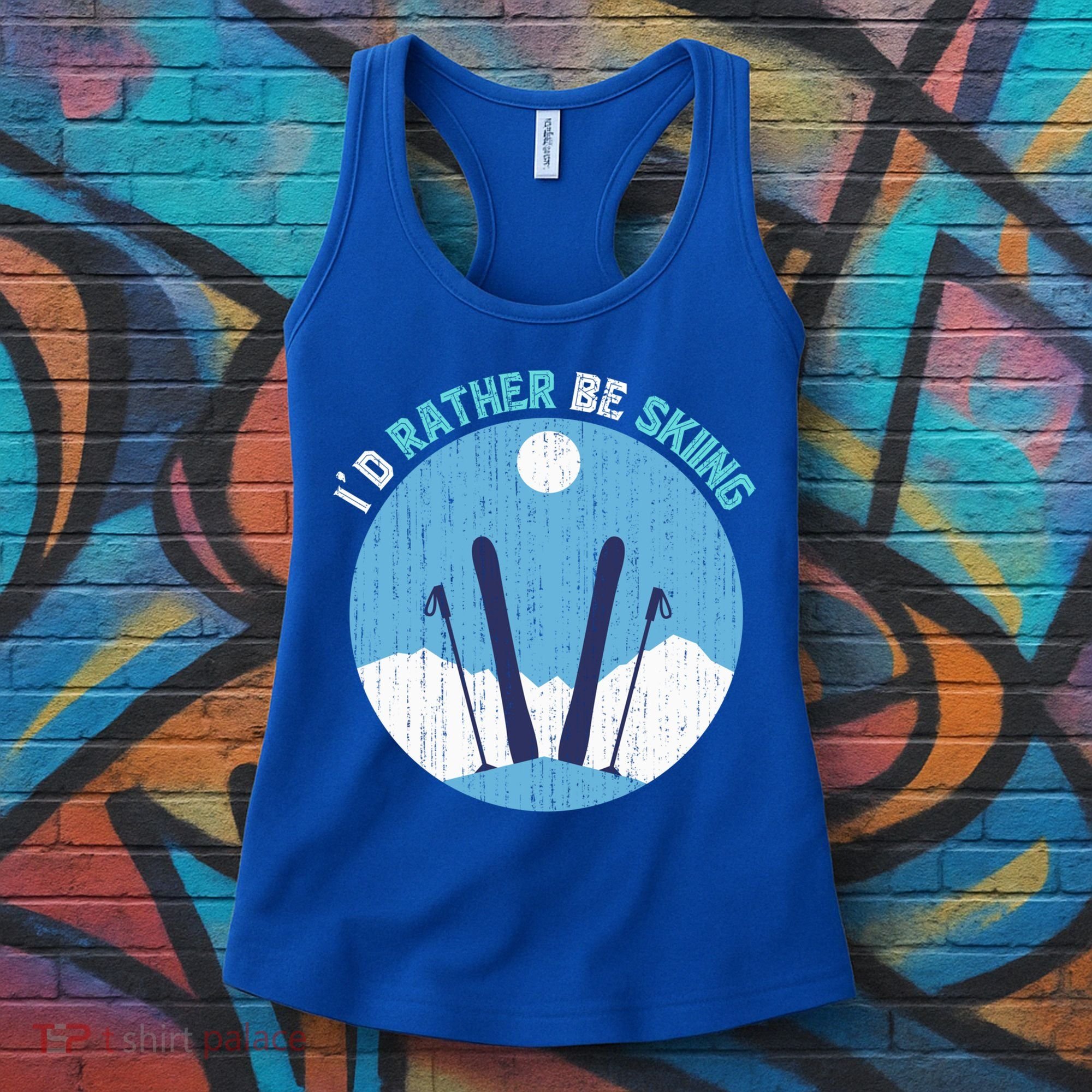 Winter Sport Skiing Lover Ski Instructor Funny Skier Ski Gift Women's Tank Top
