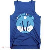 Winter Sport Skiing Lover Ski Instructor Funny Skier Ski Gift Tank Top thumb 0
