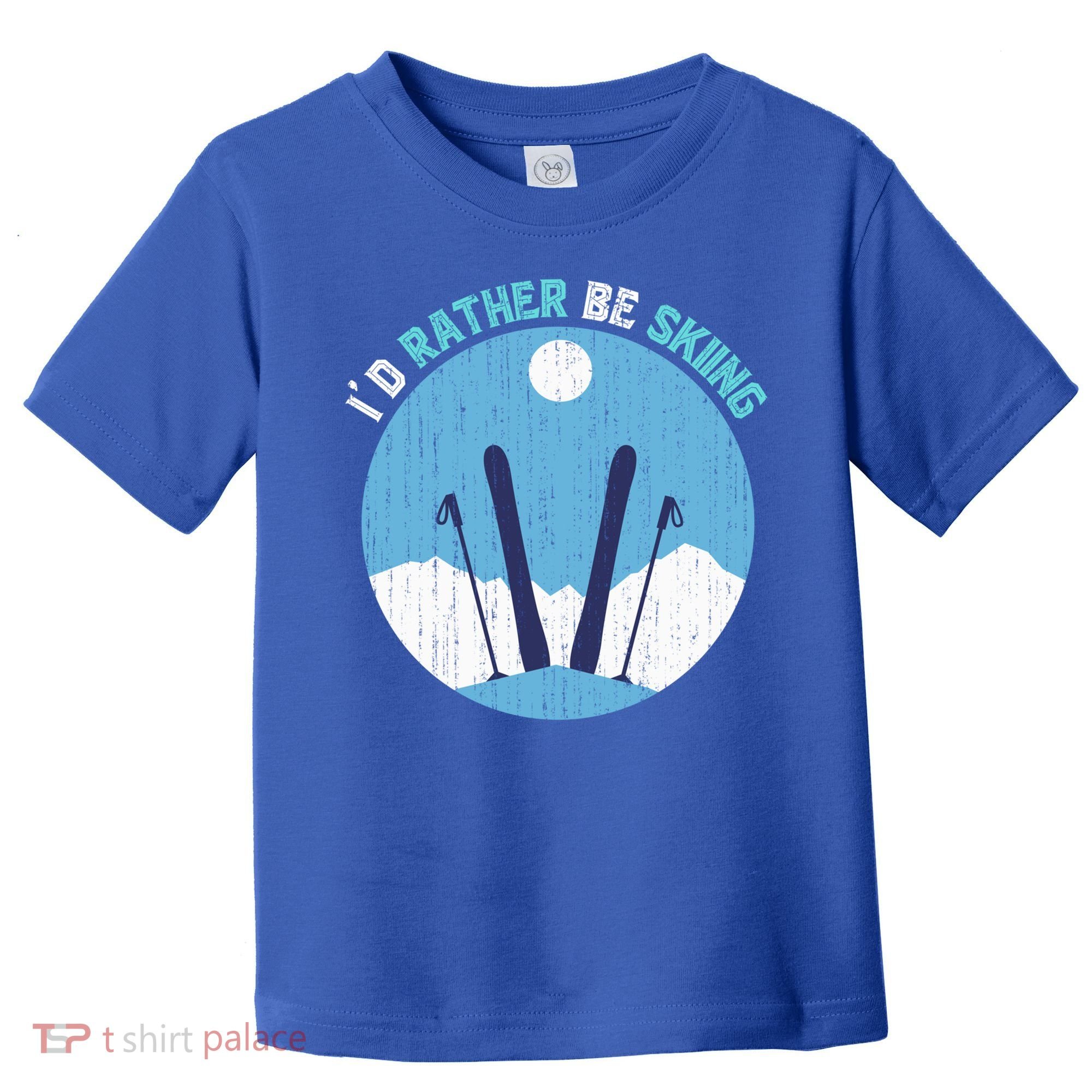 Winter Sport Skiing Lover Ski Instructor Funny Skier Ski Gift Toddler T-Shirt