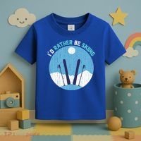 Winter Sport Skiing Lover Ski Instructor Funny Skier Ski Gift Toddler T-Shirt thumb 3